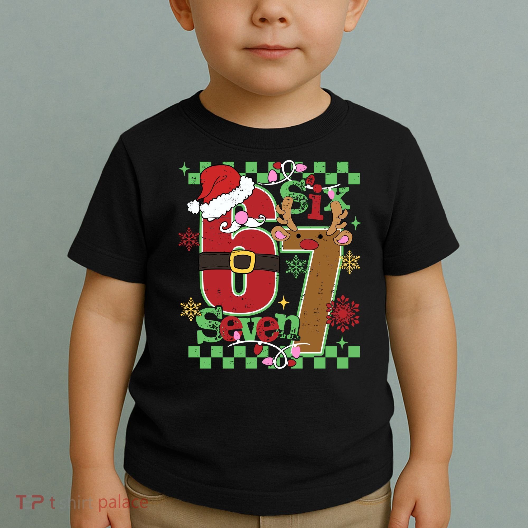 Christmas Funny Meme Six Seven 67 Toddler T-Shirt