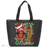 Christmas Funny Meme Six Seven 67 Tote Bag thumb 0