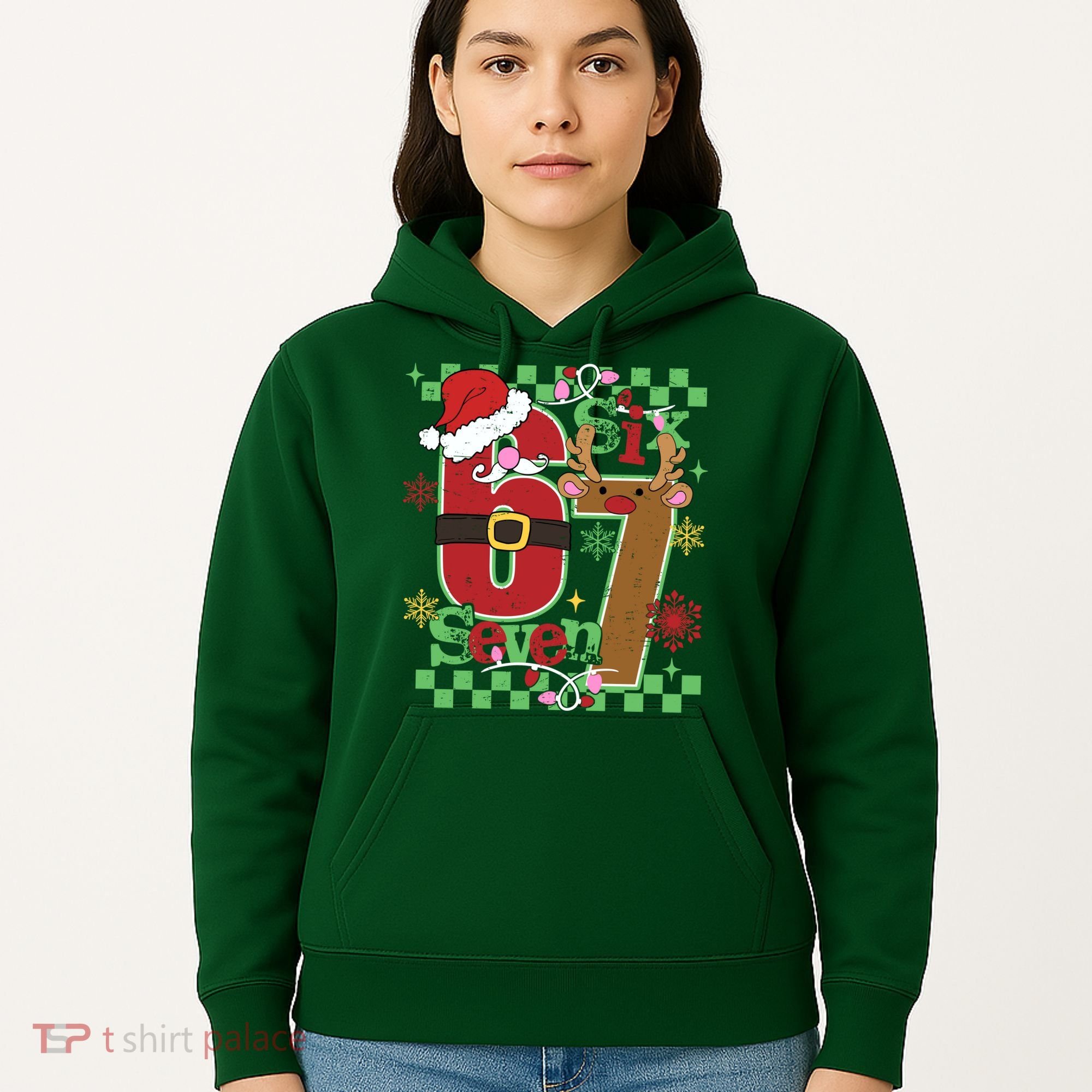Christmas Funny Meme Six Seven 67 Hoodie
