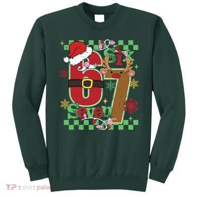 Christmas Funny Meme Six Seven 67 Sweatshirt
