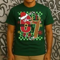 Christmas Funny Meme Six Seven 67 T-Shirt thumb 3