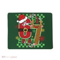 Christmas Funny Meme Six Seven 67 Mousepad thumb 0