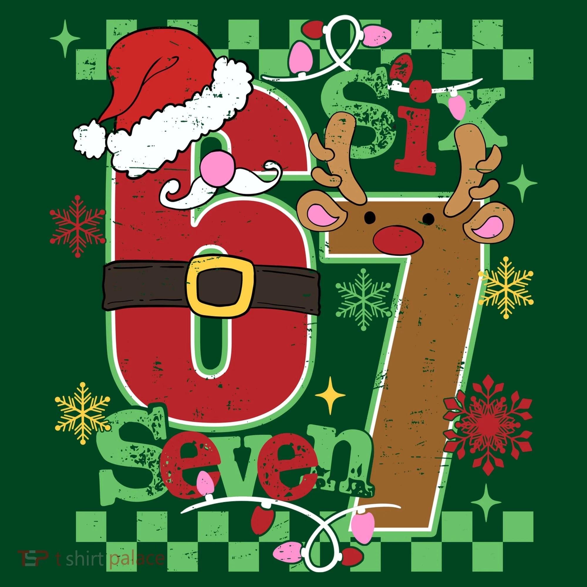Christmas Funny Meme Six Seven 67 Visor