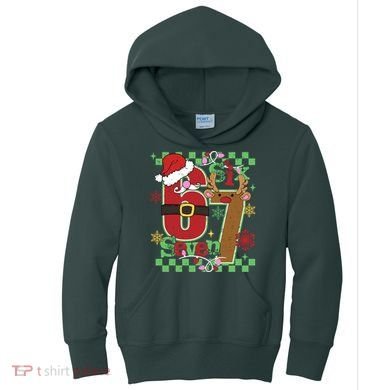 Christmas Funny Meme Six Seven 67 Kids Hoodie