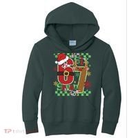 Christmas Funny Meme Six Seven 67 Kids Hoodie thumb 0