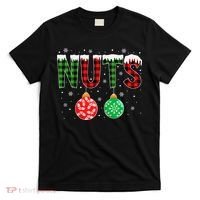 ChestNuts Funny Matching Chestnuts Christmas Couples Nuts T-Shirt thumb 0