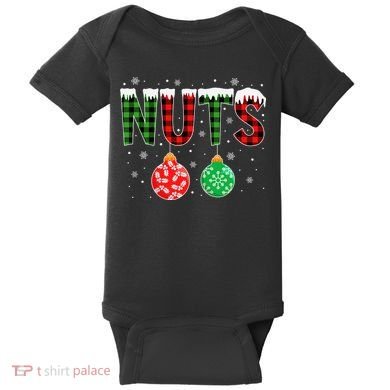 ChestNuts Funny Matching Chestnuts Christmas Couples Nuts Baby Bodysuit
