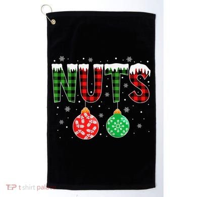 ChestNuts Funny Matching Chestnuts Christmas Couples Nuts Golf Towel