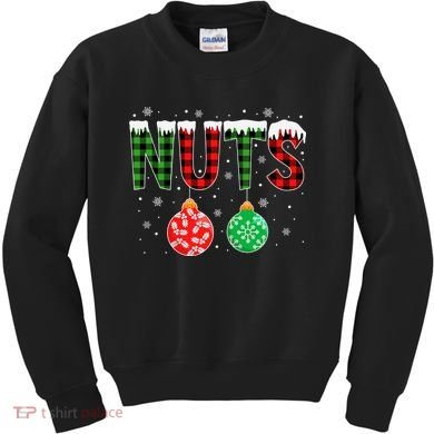 ChestNuts Funny Matching Chestnuts Christmas Couples Nuts Kids Sweatshirt