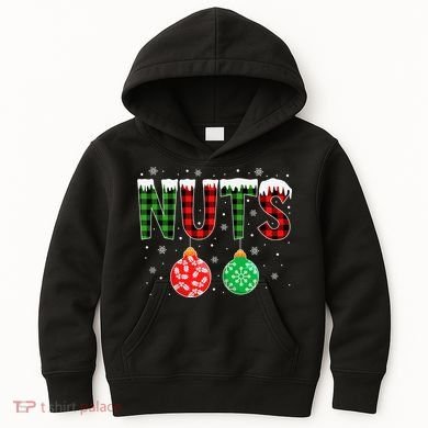 ChestNuts Funny Matching Chestnuts Christmas Couples Nuts Kids Hoodie