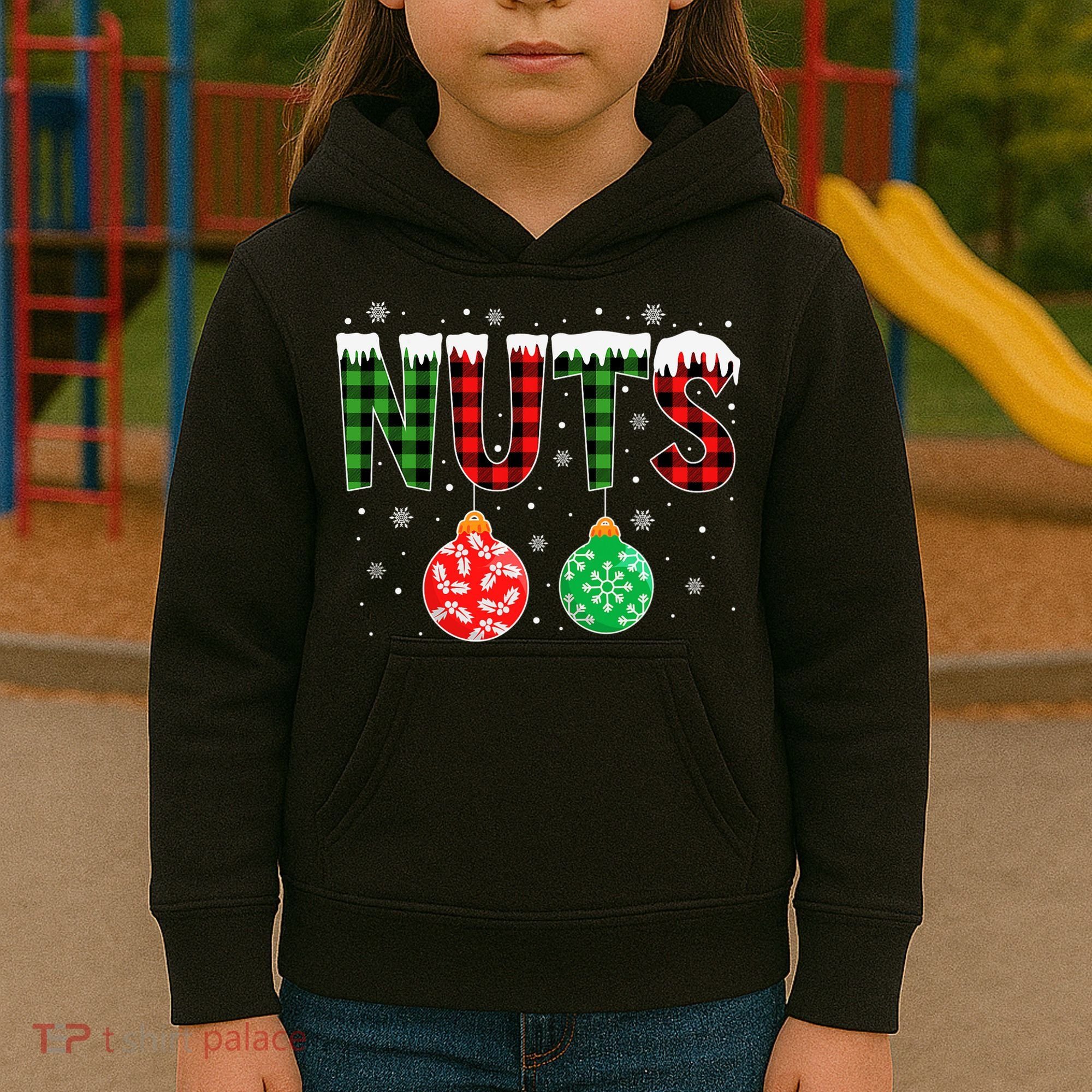ChestNuts Funny Matching Chestnuts Christmas Couples Nuts Kids Hoodie