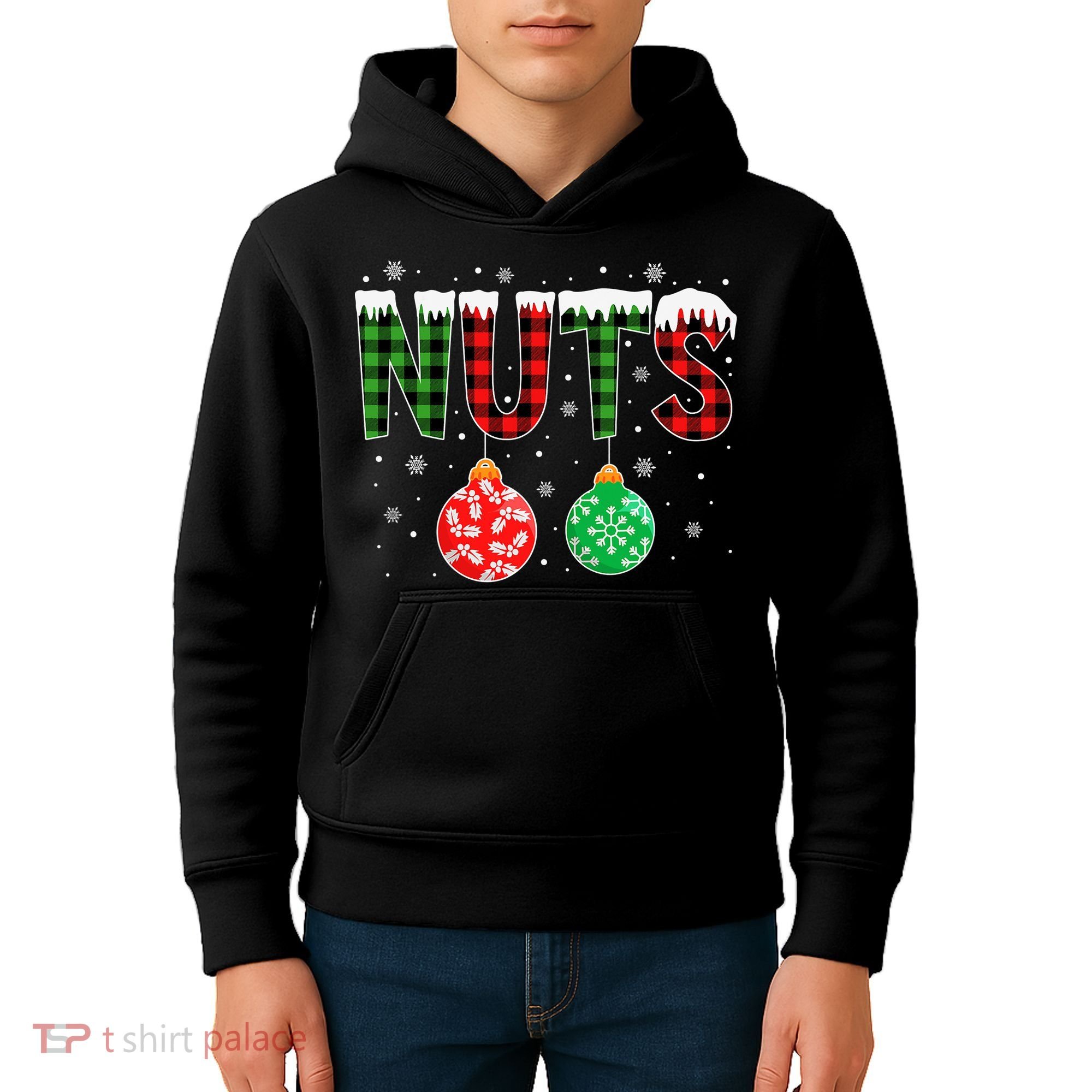 ChestNuts Funny Matching Chestnuts Christmas Couples Nuts Kids Hoodie
