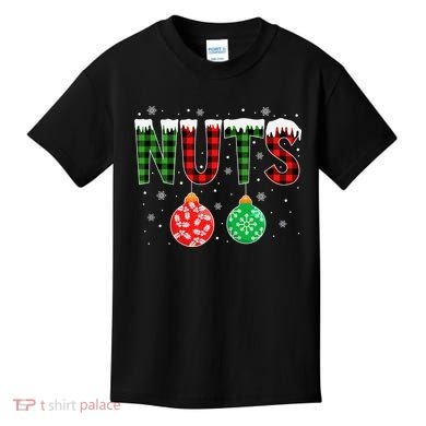 ChestNuts Funny Matching Chestnuts Christmas Couples Nuts Kids T-Shirt