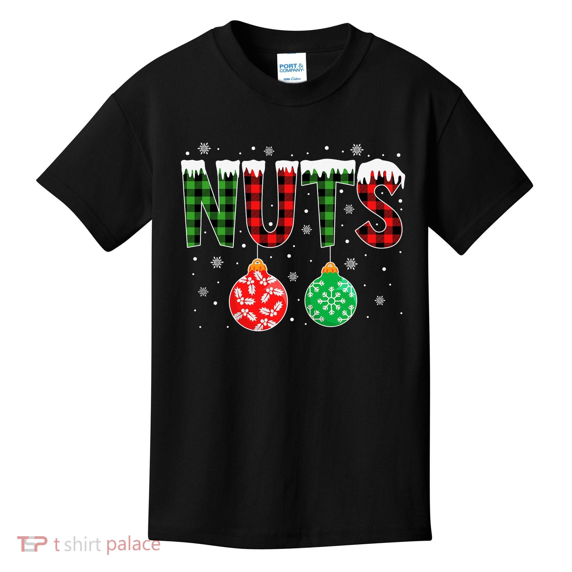 ChestNuts Funny Matching Chestnuts Christmas Couples Nuts Kids T-Shirt