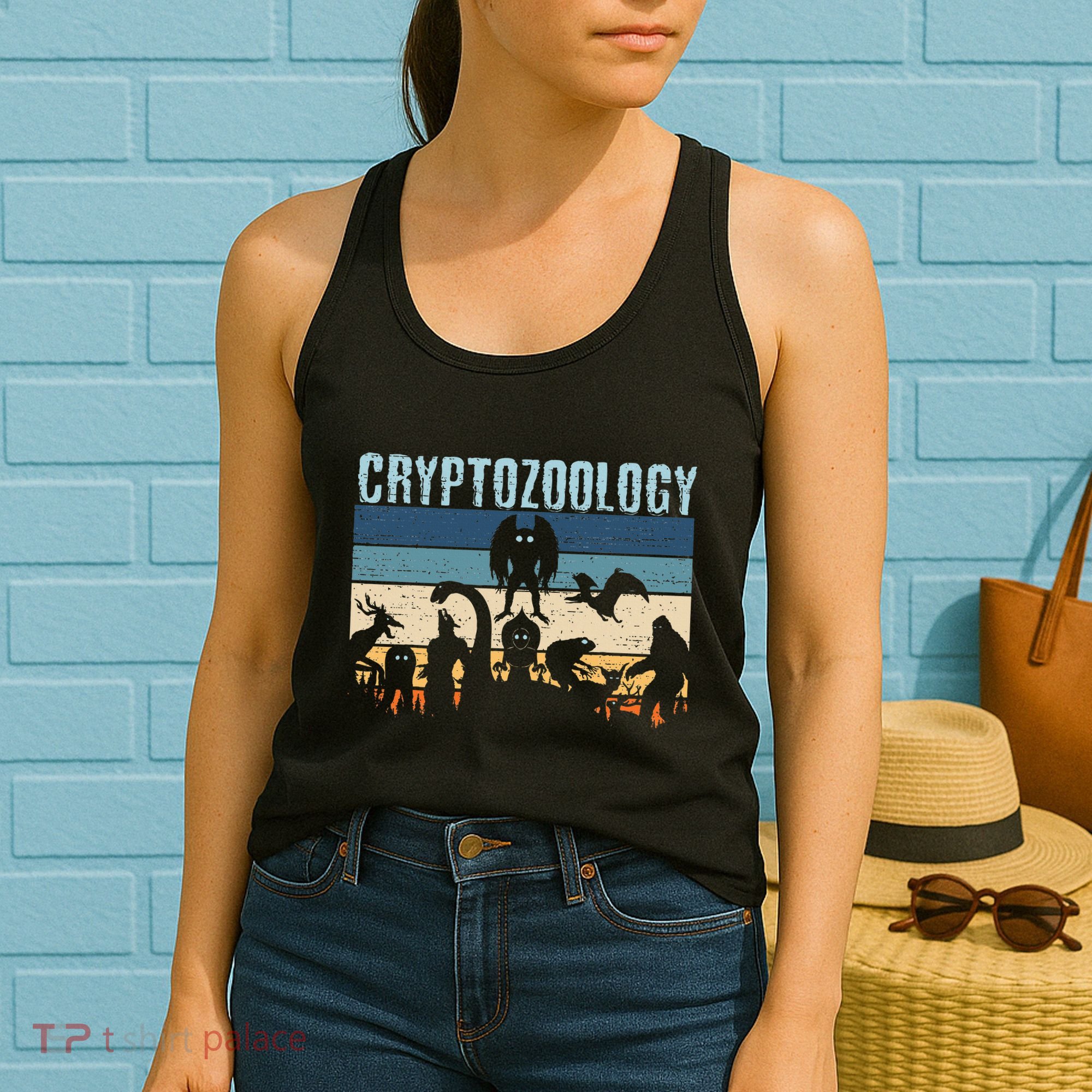 Cryptid Fantasy Monsters Mythical Creatures! Cryptozoology Women's Tank Top