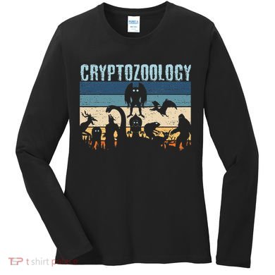 Cryptid Fantasy Monsters Mythical Creatures! Cryptozoology Women's Long Sleeve Shirt