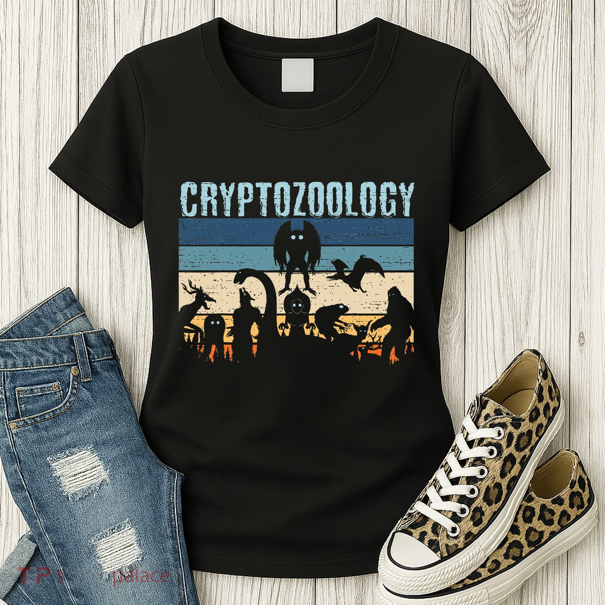 Cryptid Fantasy Monsters Mythical Creatures! Cryptozoology Women's T-Shirt