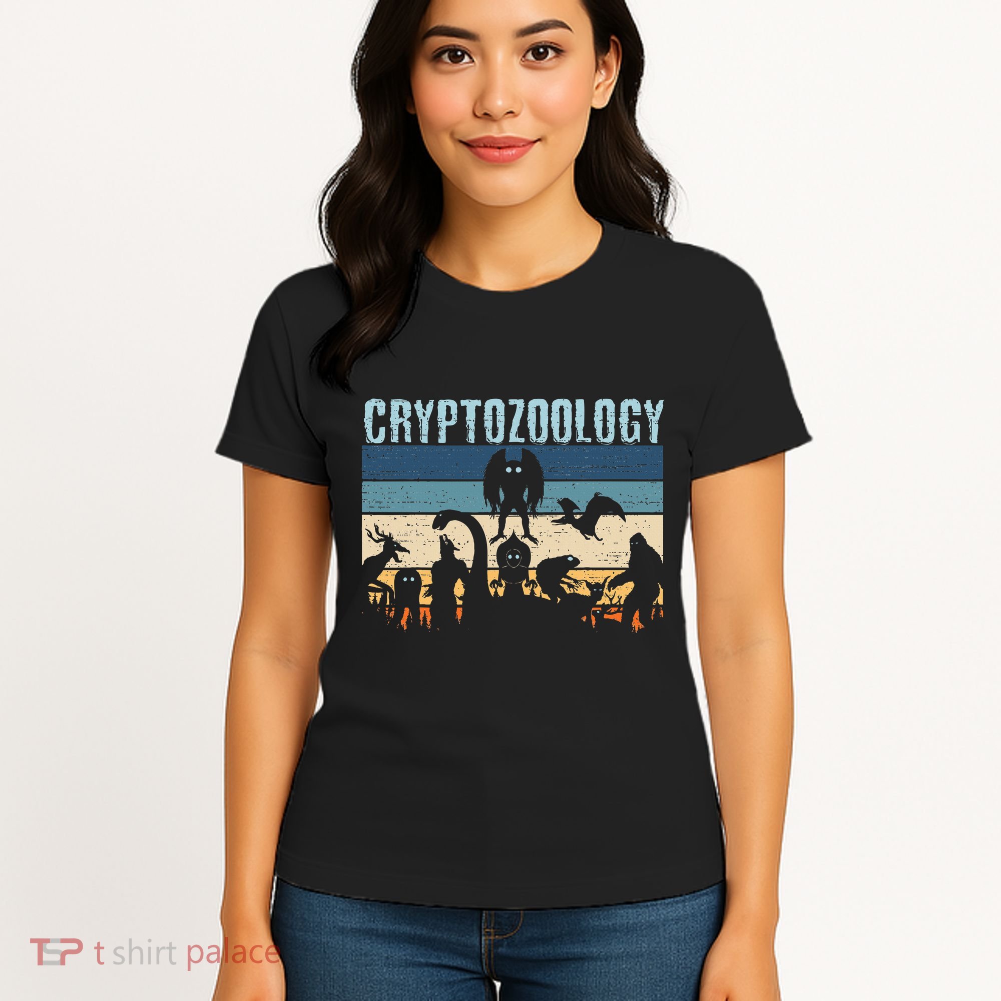 Cryptid Fantasy Monsters Mythical Creatures! Cryptozoology Women's T-Shirt