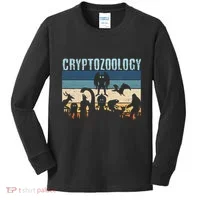 Cryptid Fantasy Monsters Mythical Creatures! Cryptozoology Kids Long Sleeve Shirt thumb 0