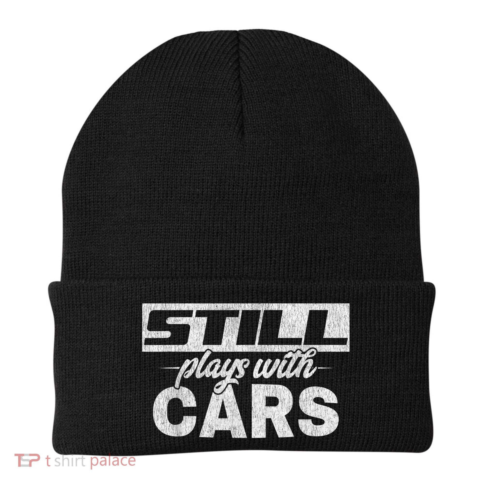 Car For Men Still Plays With Cars, Mechanic Beanie