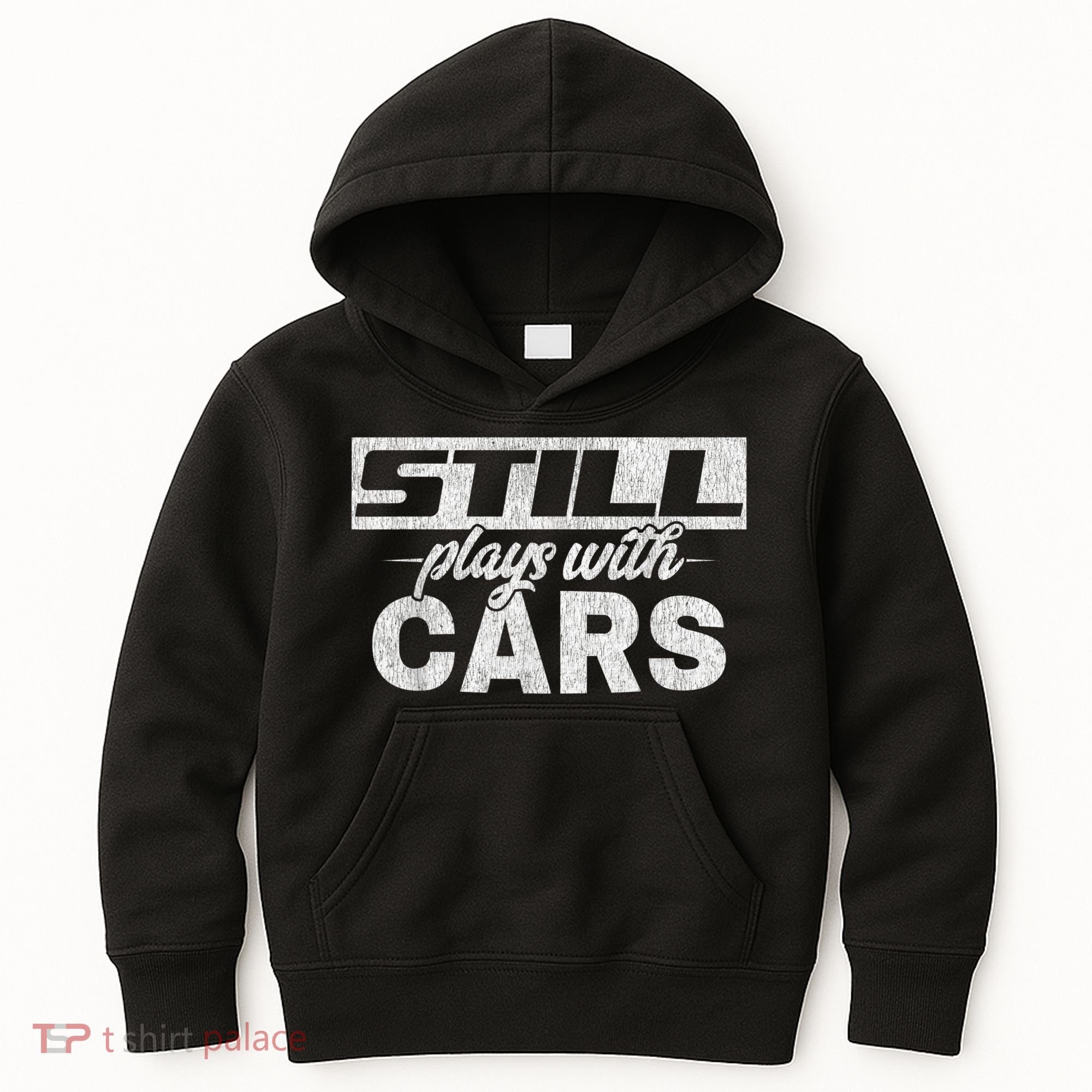 Car For Men Still Plays With Cars, Mechanic Kids Hoodie