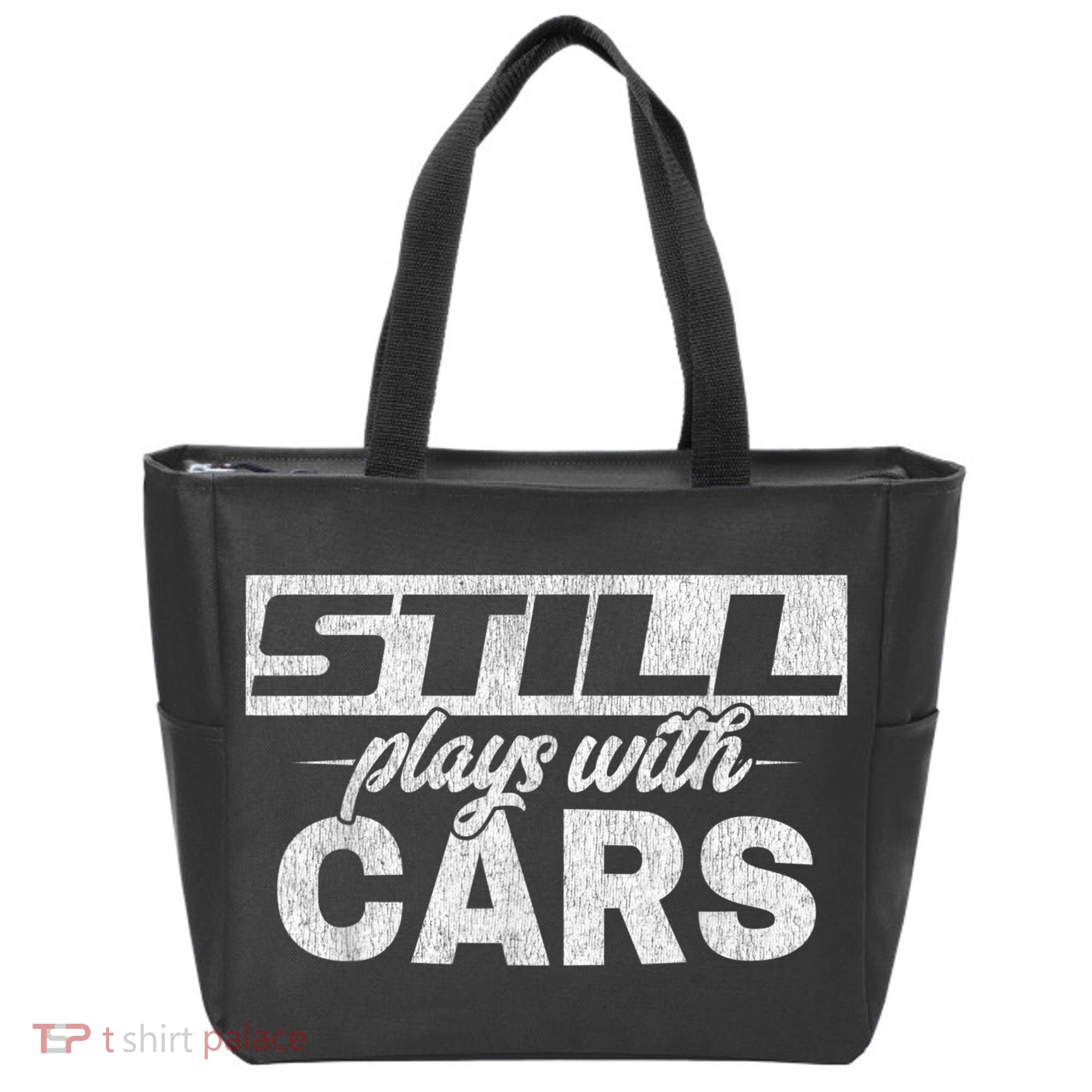 Car For Men Still Plays With Cars, Mechanic Tote Bag