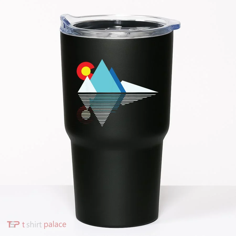 Colorado Flag Mountain Tumbler
