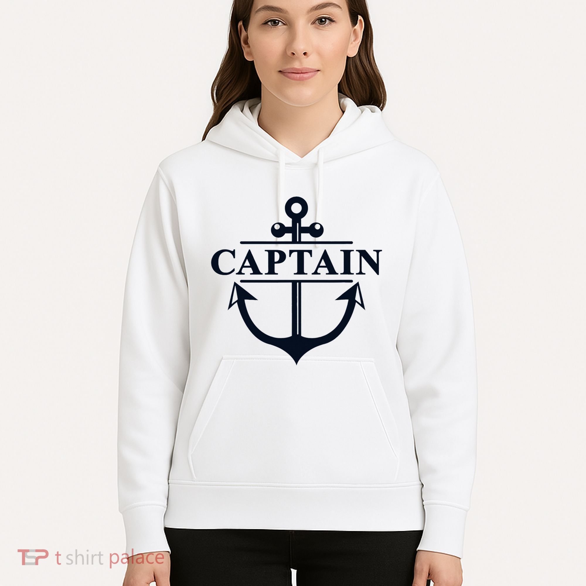 Captain & First Mate Matching Set Pontoon Boat Sailing Hoodie