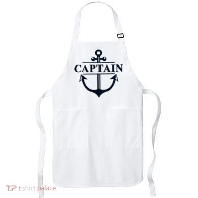 Captain & First Mate Matching Set Pontoon Boat Sailing Apron