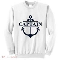Captain & First Mate Matching Set Pontoon Boat Sailing Sweatshirt thumb 0