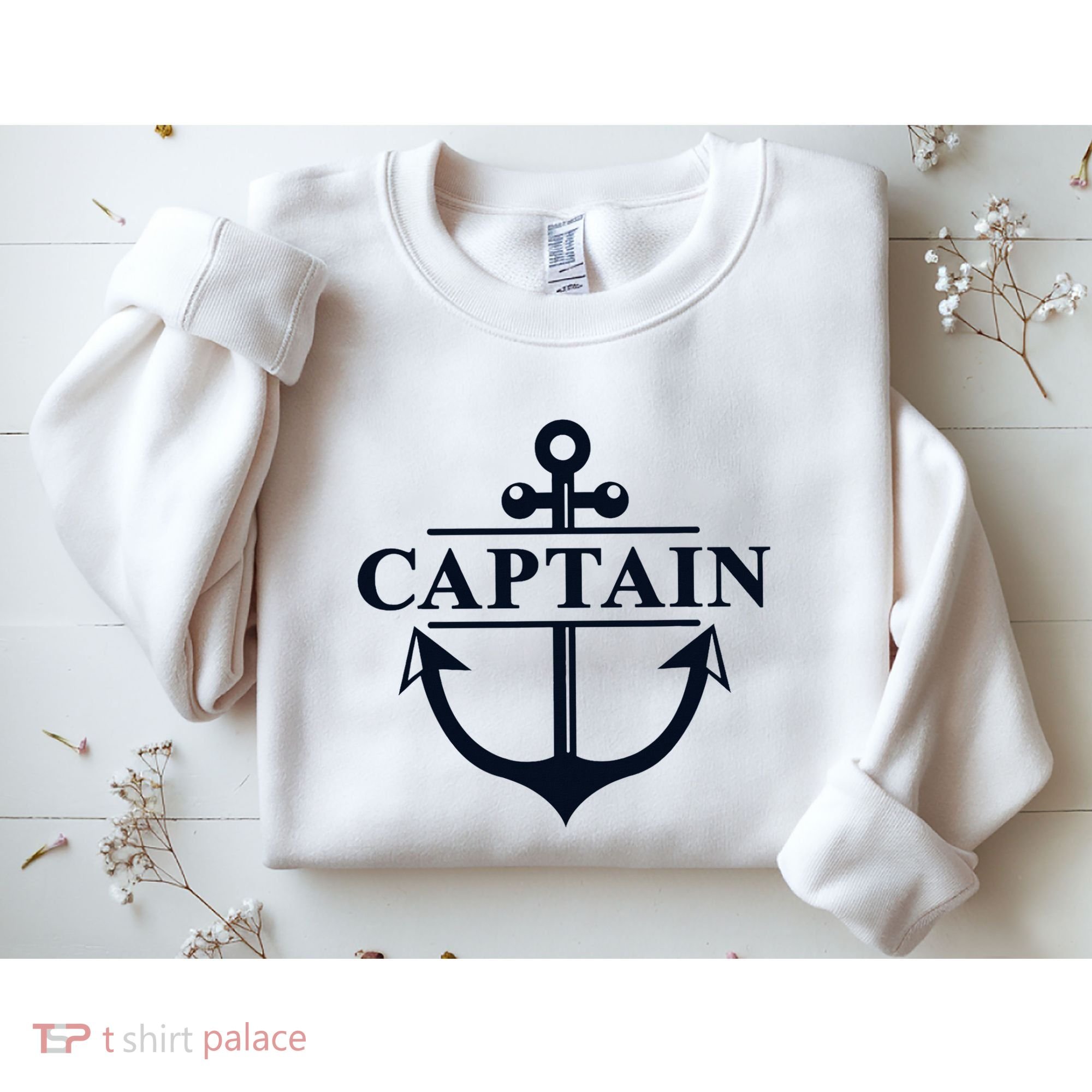 Captain & First Mate Matching Set Pontoon Boat Sailing Sweatshirt