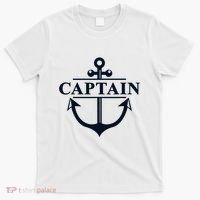 Captain & First Mate Matching Set Pontoon Boat Sailing T-Shirt thumb 0