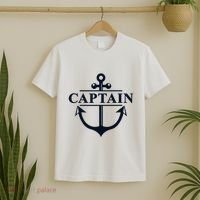 Captain & First Mate Matching Set Pontoon Boat Sailing T-Shirt thumb 2