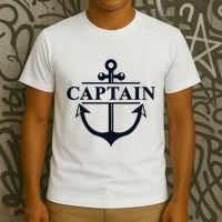 Captain & First Mate Matching Set Pontoon Boat Sailing T-Shirt thumb 3
