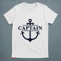 Captain & First Mate Matching Set Pontoon Boat Sailing T-Shirt thumb 5