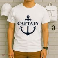Captain & First Mate Matching Set Pontoon Boat Sailing T-Shirt thumb 6
