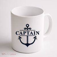 Captain & First Mate Matching Set Pontoon Boat Sailing Coffee Mug thumb 1