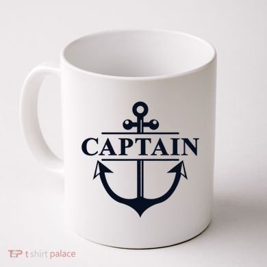 Captain & First Mate Matching Set Pontoon Boat Sailing Coffee Mug