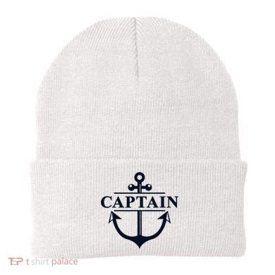 Captain & First Mate Matching Set Pontoon Boat Sailing Beanie