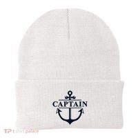 Captain & First Mate Matching Set Pontoon Boat Sailing Beanie thumb 0