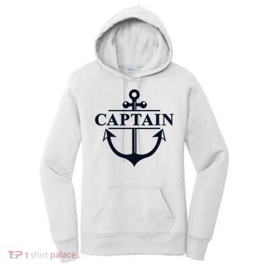 Captain & First Mate Matching Set Pontoon Boat Sailing Women's Hoodie