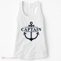 Captain & First Mate Matching Set Pontoon Boat Sailing Women's Tank Top thumb 0