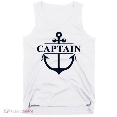 Captain & First Mate Matching Set Pontoon Boat Sailing Tank Top