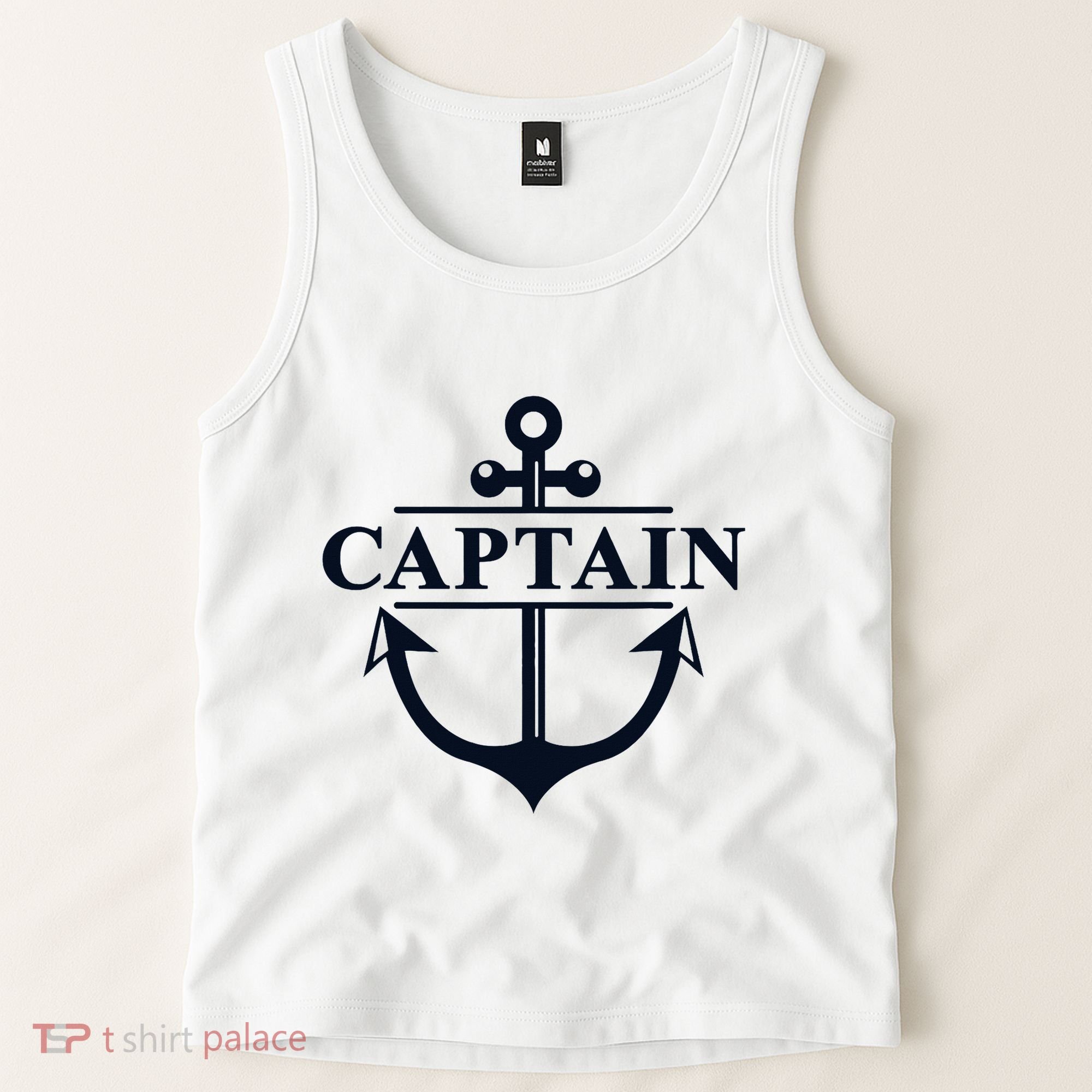 Captain & First Mate Matching Set Pontoon Boat Sailing Tank Top