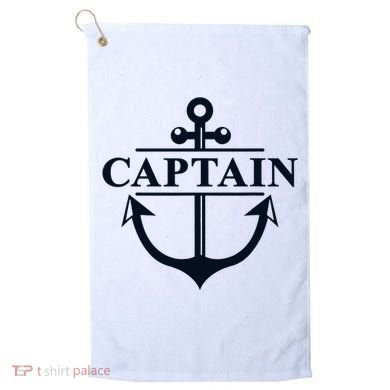 Captain & First Mate Matching Set Pontoon Boat Sailing Golf Towel