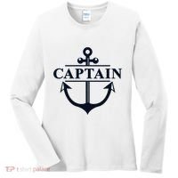 Captain & First Mate Matching Set Pontoon Boat Sailing Women's Long Sleeve Shirt thumb 0