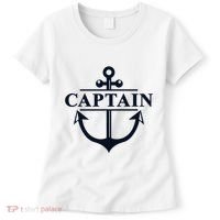 Captain & First Mate Matching Set Pontoon Boat Sailing Women's T-Shirt thumb 0