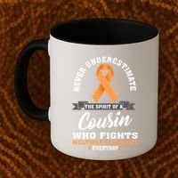 Cousin Fights Multiple Sclerosis Ms Warrior Gift Coffee Mug thumb 2