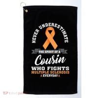 Cousin Fights Multiple Sclerosis Ms Warrior Gift Golf Towel thumb 0