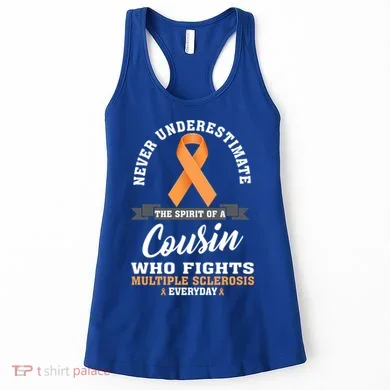 Cousin Fights Multiple Sclerosis Ms Warrior Gift Women's Tank Top